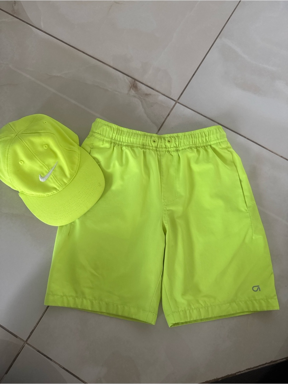 C9 by Champion Neon Yellow Kids Swim Trunks